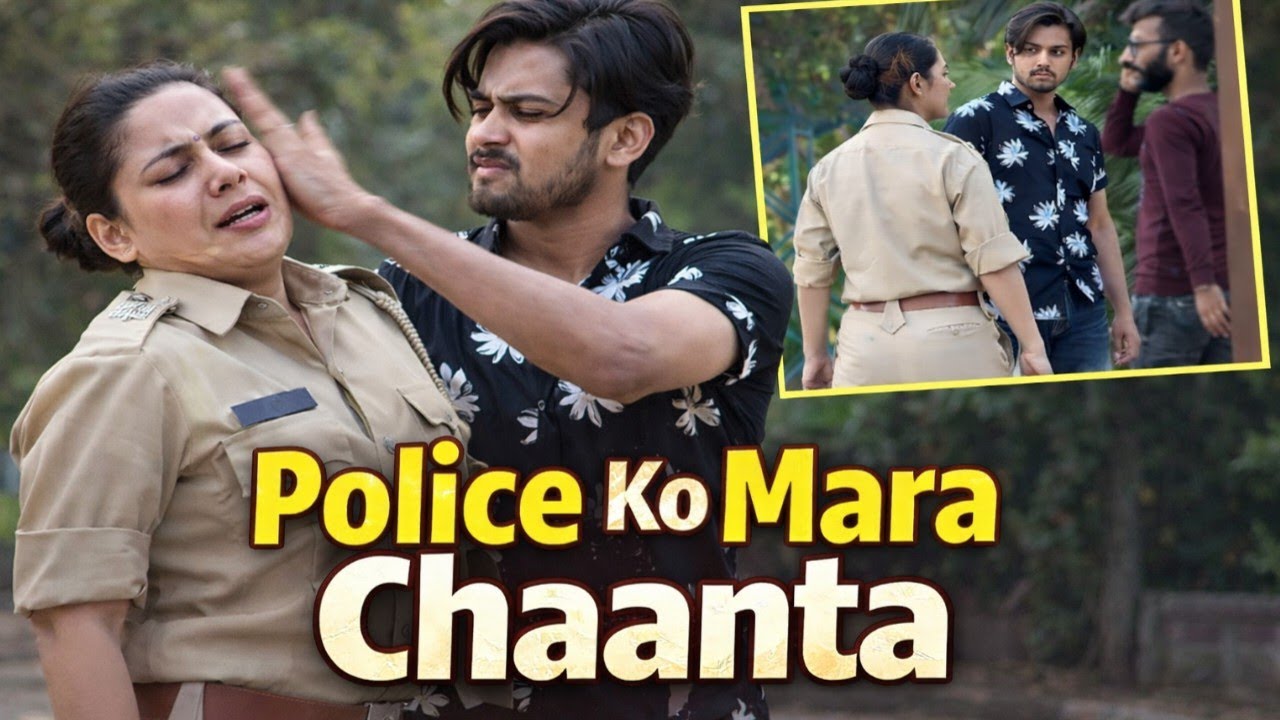 Slapping Prank on Lady Police | Bhasad News | Pranks in India 2026 #prankvideo #funny