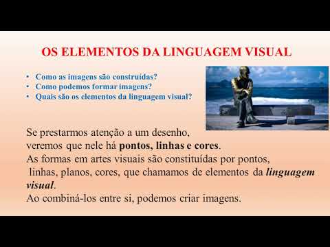 AULA DE ARTE   OS ELEMENTOS DA LINGUAGEM VISUAL