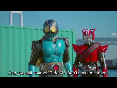 Drive & 3 VS Riderman & V3 • Super Hero Taisen GP •