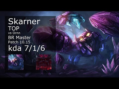 Skarner vs Ornn Top - BR Master 7/1/6 Patch 10.15 Gameplay
