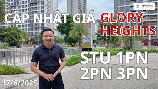 Cập nhật giá bán CĂN HỘ GLORY HEIGHTS - STUDIO 1PN 2PN 3PN GIÁ TỐT TẠI VINHOMES GRAND PARK