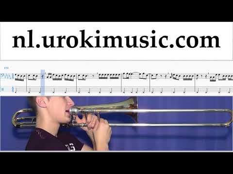 Trombone Leren Spelen Ozuna - Dile Que Tu Me Quieres Tablatura Deel#2 um-i799