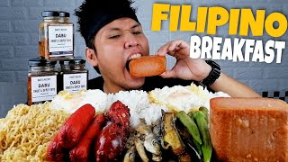 ULTIMATE FILIPINO BREAKFAST MUKBANG | SWEET & SPICY TUYO BY DABU DAVE'S RECIPE | MUKBANG PHILIPPINES