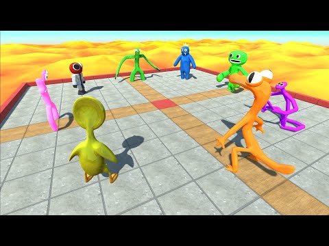 Creepy Monster Battle Royale Over Hot Lava - Animal Revolt Battle Simulator