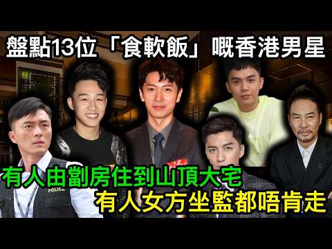 各有盤算！13位「食軟飯」嘅香港男星：有人由劏房住到山頂大宅，有人拍拖十年女方坐監都唔肯走