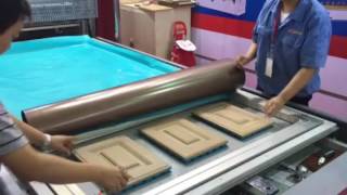 Máy ép màng chân không ( Vacuum membrane press machine p1)
