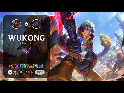 Wukong Top vs Jax - KR Master Patch 12.23