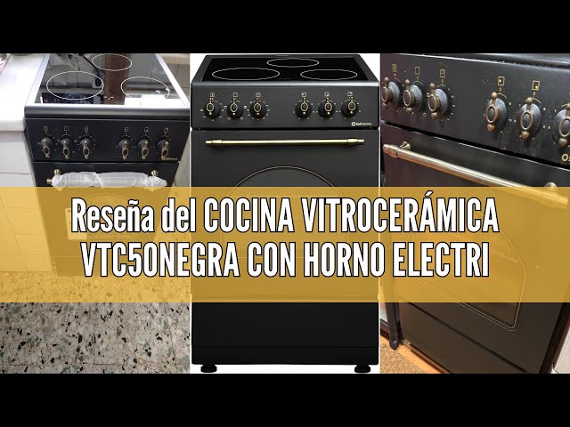 Vídeo relacionado con SOLTHERMIC F5S04E3W COCINA ELECTRICA BLANCAS/ANCHO 50 CMS / 4 FUEGOS/HORNO MULTIFUNCION 60 L. / ALTA GAMA