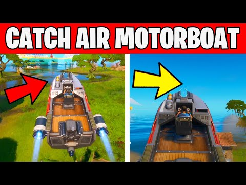 CATCH AIR WITH A MOTORBOAT - TNTINA's TRIAL CHALLENGES Fortnite