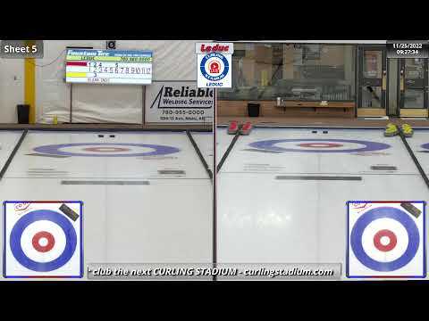 Strouse/Casper vs. Skrlik/Hamilton - Draw 2 - Curling Stadium Alberta Curling Series Doubles