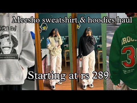 Meesho winter sweatshirt & hoodies haul *very...