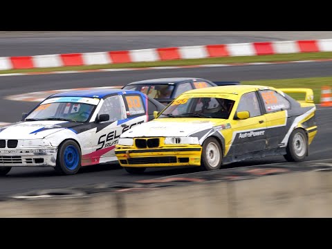 Kacper Sokulski, BMW E36 - 555 - III runda Mistrzostw Polski Rallycross - Autodrom Słomczyn 24-25.05