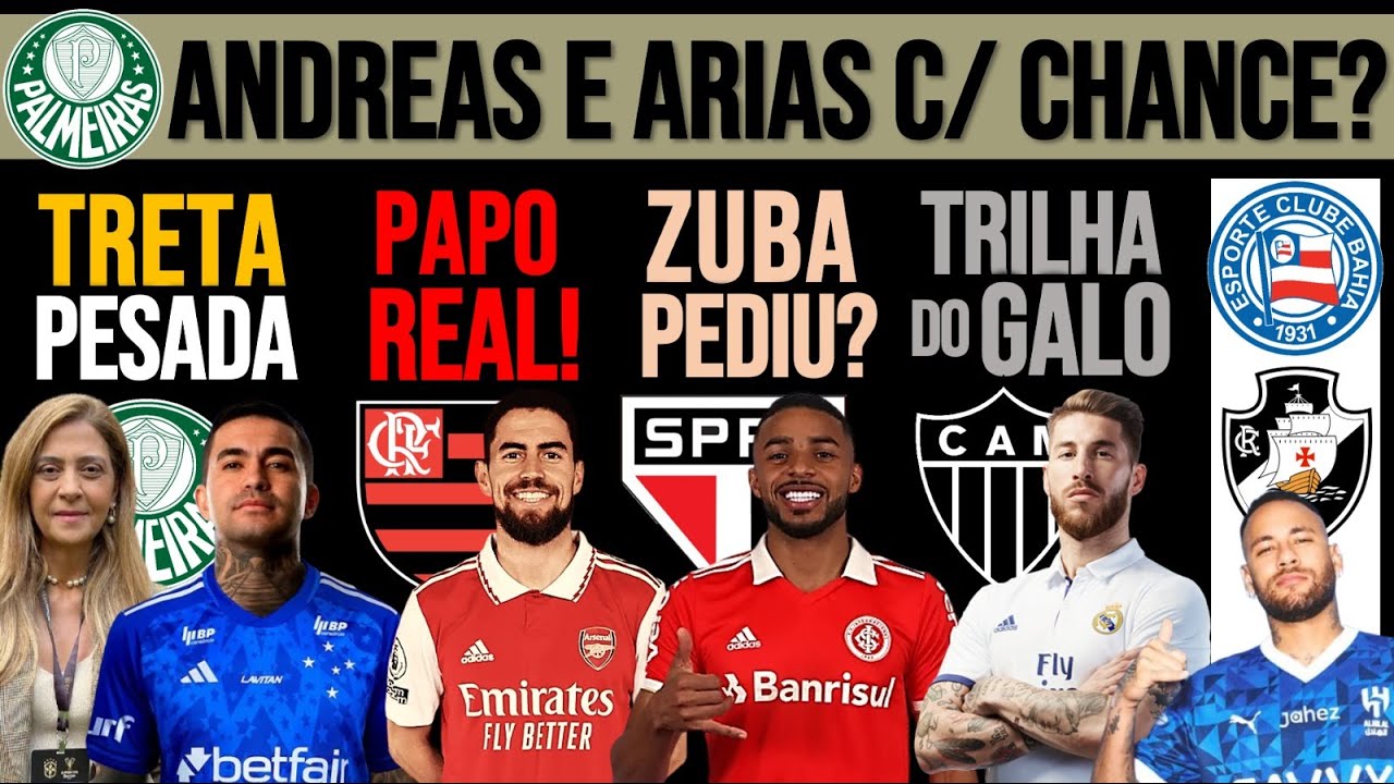 DUDU XINGA LEILA! ANDREAS OU ARIAS? FLA QUER JORGINHO! TIMÃO: FIM DO SUSTO! WANDERSON NO SP? S.RAMOS