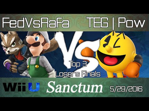 Sanctum: FedVsRafa (Fox, Luigi) vs. TEG | Pow (Pacman) - Top 3 Losers Finals