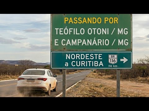 Viagem Nordeste de carro 2026 - Passando por Teófilo Otoni e Campanário/MG - PT14