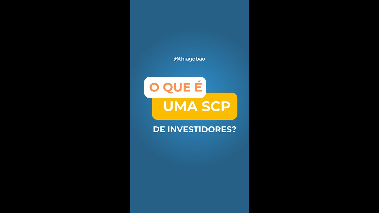 Saiba o que é uma SCP de investimentos em GD