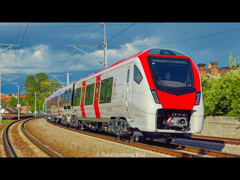 Bb 654 cu rama Stadler Flirt spre Făurei