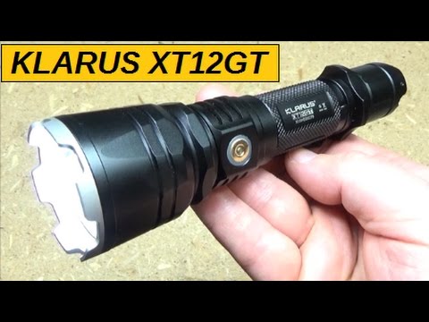 Klarus XT12GT, 1600LM, 600 Meters (25% OFF) Excellent Tactical Light Video