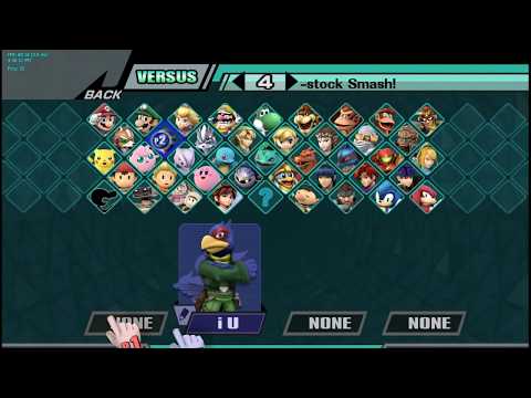 Literally just 2 people at the character select screen in Project M (Project Plus) [NO GAMEPLAY]