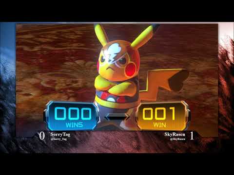SorryTag (Pikachu Libre/Mewtwo) vs SkyRasen (Machamp) - Pokken at Alpha 6/18/19