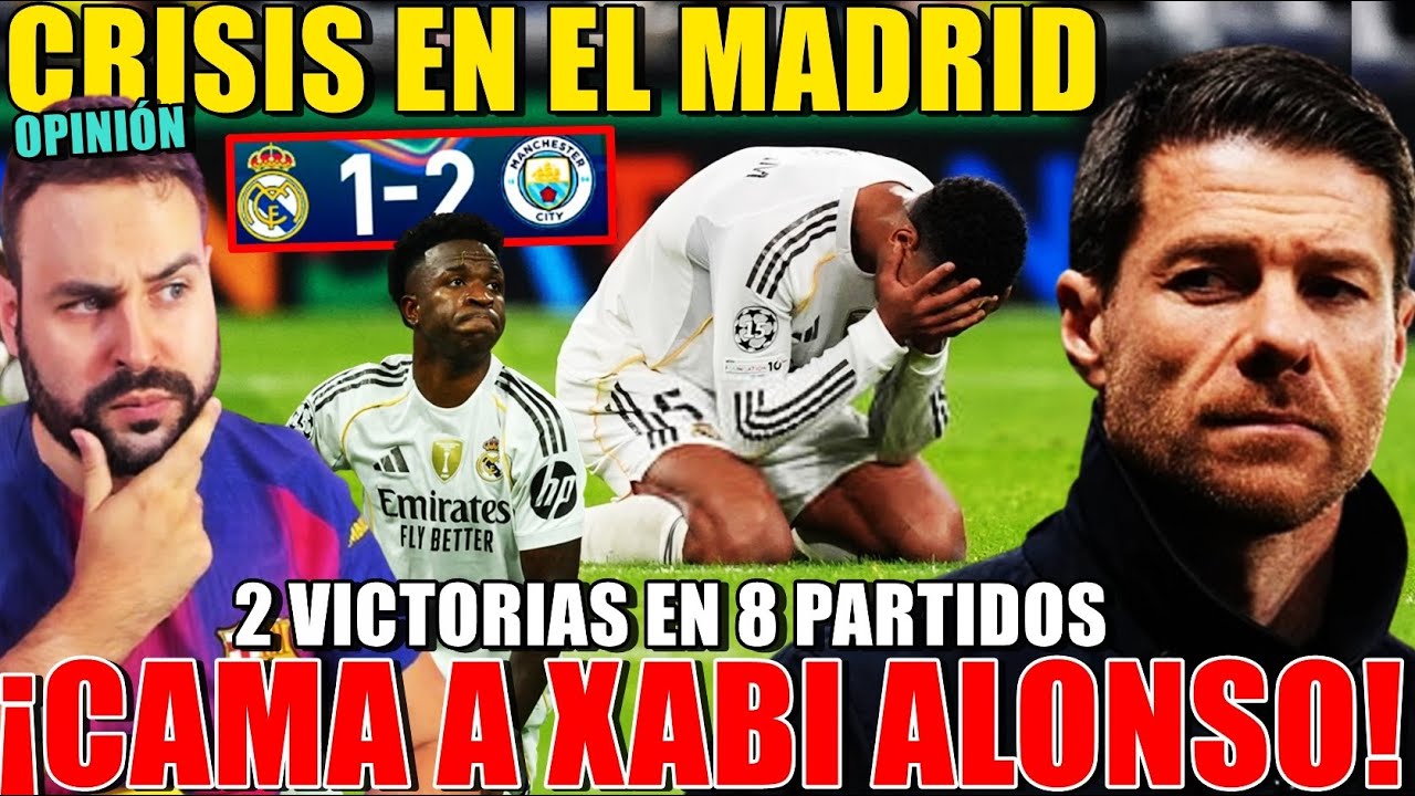 💥CRISIS en el REAL MADRID ¡2 VICTORIAS en 8 PARTIDOS! CAMA de los JUGADORES a XABI ALONSO - OPINIÓN
