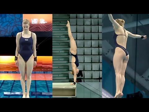 QQQsports - Christina Wassen from Germany - 10m platform Diving Highlights -#diving
