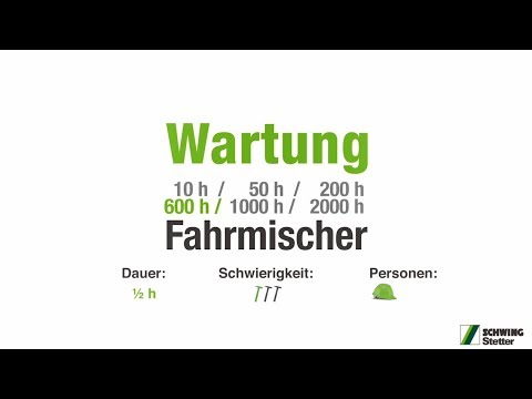SCHWING-Stetter - Tutorial 04: Wartung Fahrmischer Teil II
