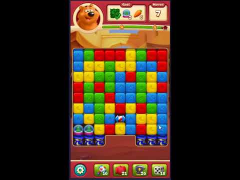 Toon Blast Level 1728 - NO BOOSTERS 🐻🐺🐱 | SKILLGAMING ✔️