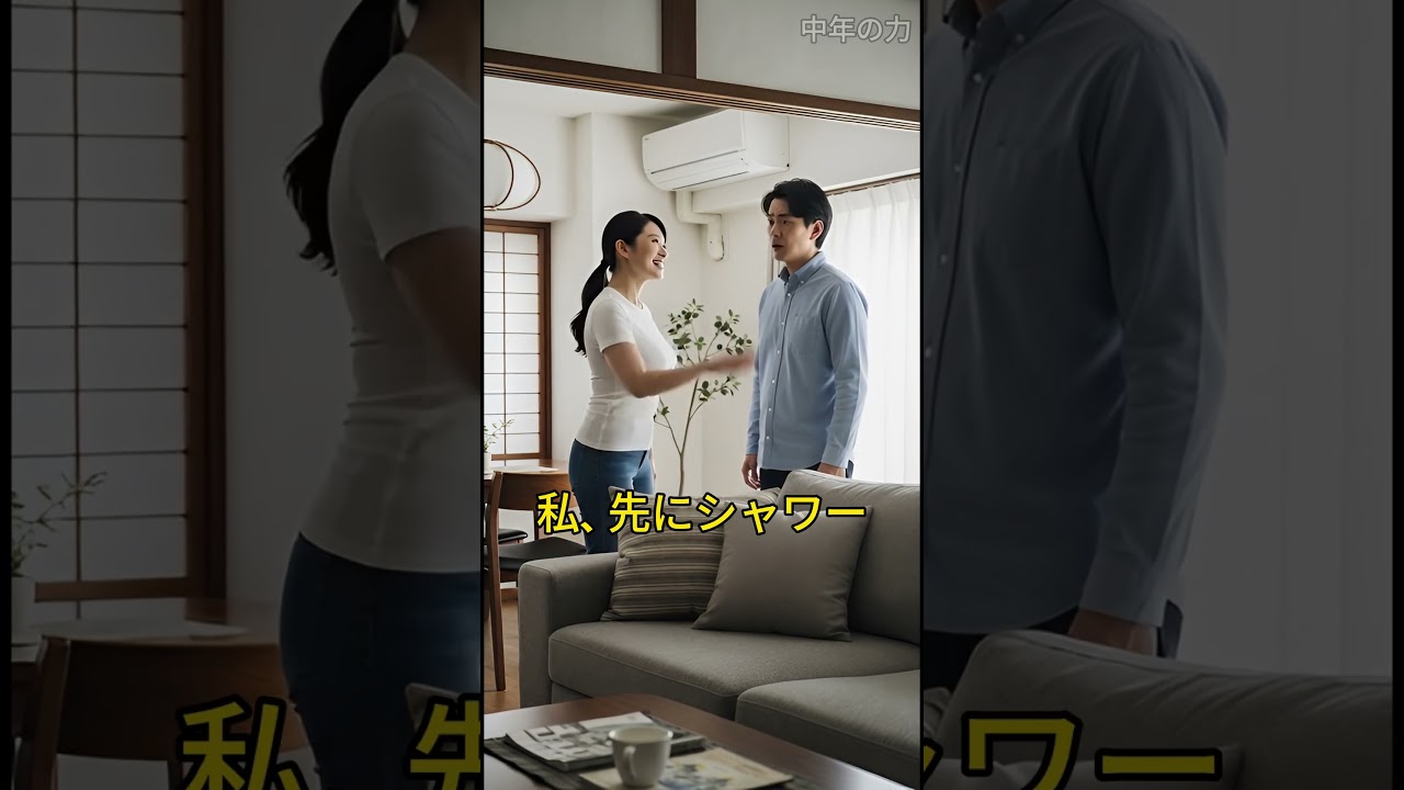 ソファを持ち上げたのに困惑した旦那さん 😂