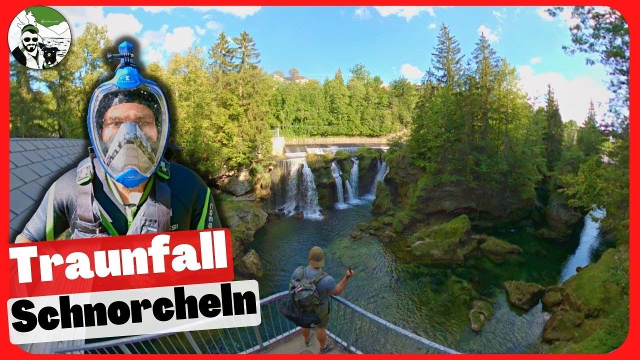Ich erkunde zum ersten mal die Unterwasserwelt || Schnorcheln im Heimischen Gewässer || Traunfall