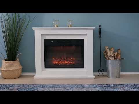 Lykke Electric Fireplace S, 2000W, Black