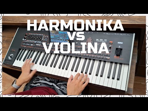 Harmonika VS Violina // MARKO MX - Dvojka Merak - KORG Pa4x!