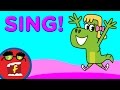 The Lucy Dance Fredbot Kids Songs Lyric Video Lucy The Dinosaur