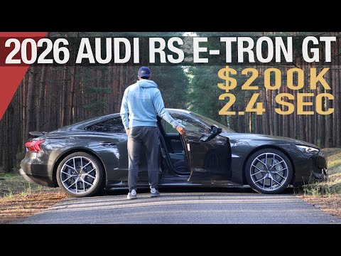 Driving the $200K 2026 AUDI RS E-TRON GT 856hp exclusive - All out in worlds best looking EV