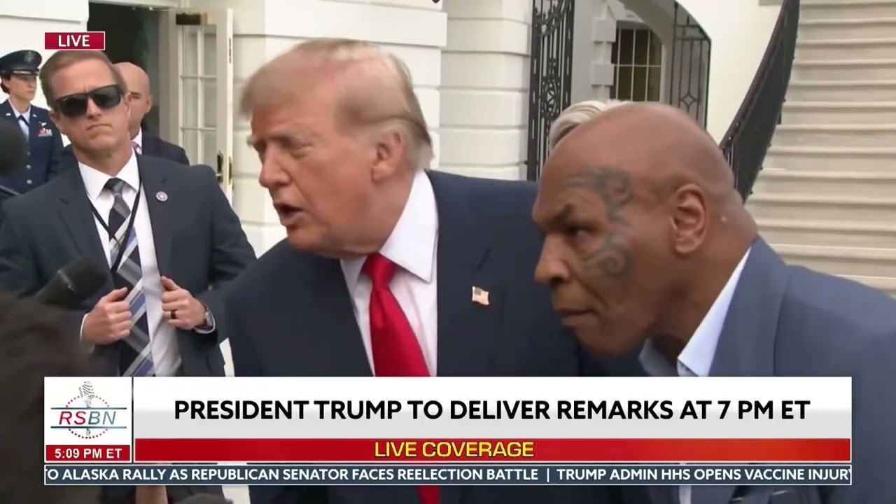 President Trump Addresses Press Ahead of Packed Syracuse Rally - 10/09/26