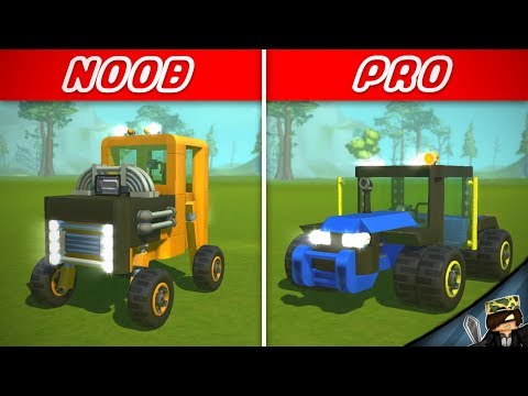 NOOB vs PRO: TRAKTOR! - ZONDA és BALUKA - Scrap Mechanic 😲