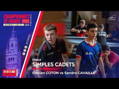 Flavien COTON vs Sandro CAVAILLE | FINALE | FRANCE CADETS 2023