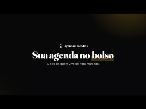 agendamento.link agenda online video thumbnail
