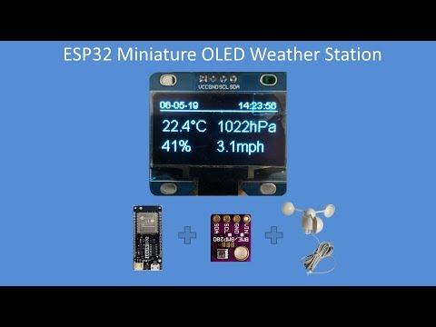 Tech Note 126 - ESP32 miniature weather station with wind direction add-on