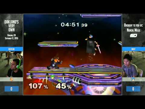 Oakland's Very Own: Singles - Winners Bracket: Reason (Doc) vs Nhat (Marth)