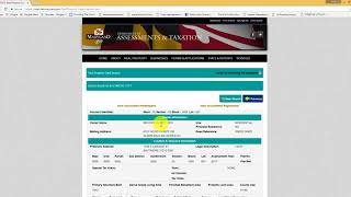 How To look up Owners using SDAT (Website)  Baltimore City MD
