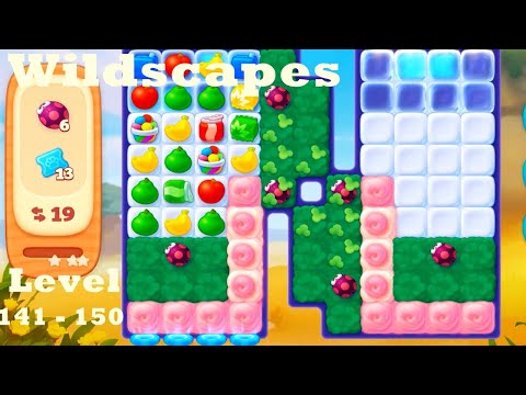 Wildscapes Level 141 - 150 HD Walkthrough | Gameplay | 142, 143, 144, 145, 146, 147, 148, 149 | ios