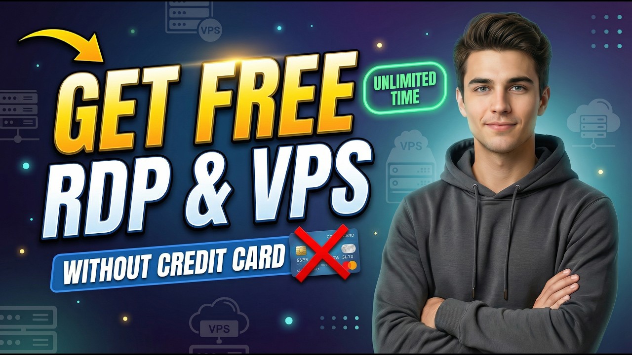 How to Create Free RDP Without Credit Card 2026 | Complete Free VPS Setup Guide