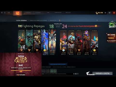 ANVORGESA vs FIGHTING PEPEGAS BO3 | MIDAS MODE 2.0