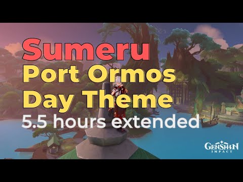 Genshin Impact Sumeru OST Port Ormos Theme (DAY version, 5.5 hours) 原神 | drums study game music