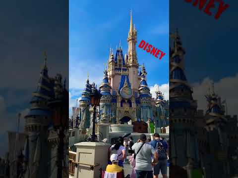 Cinderella’s Castle is Absolutely stunning!  Walt Disney World, Orlando FL