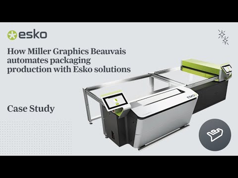 Miller Graphics Beauvais Automates Packaging Production with Esko Solutions