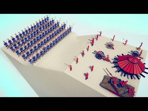 ALL GUNPOWDER UNITS vs 100x EVERY MELEE UNITS | TABS - Totally Accurate Battle Simulator
