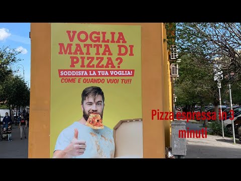 Primo distributore di Pizza a Roma - pronta in 3 minuti