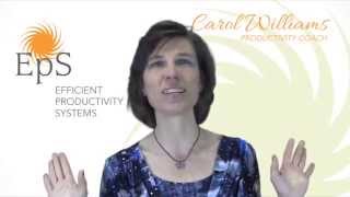 Efficient Productivity Systems - Carol Williams, Productivity Coach